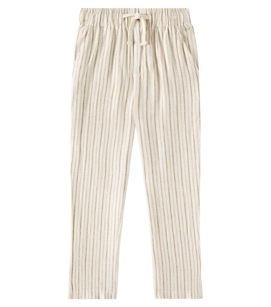 Rylee + Cru Pantalones rectos Kalen en mezcla de lino - blanco - Y 6/7