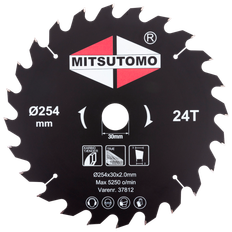 Mitsutomo Sågklinga cirkelsåg 254x30 mm 24T