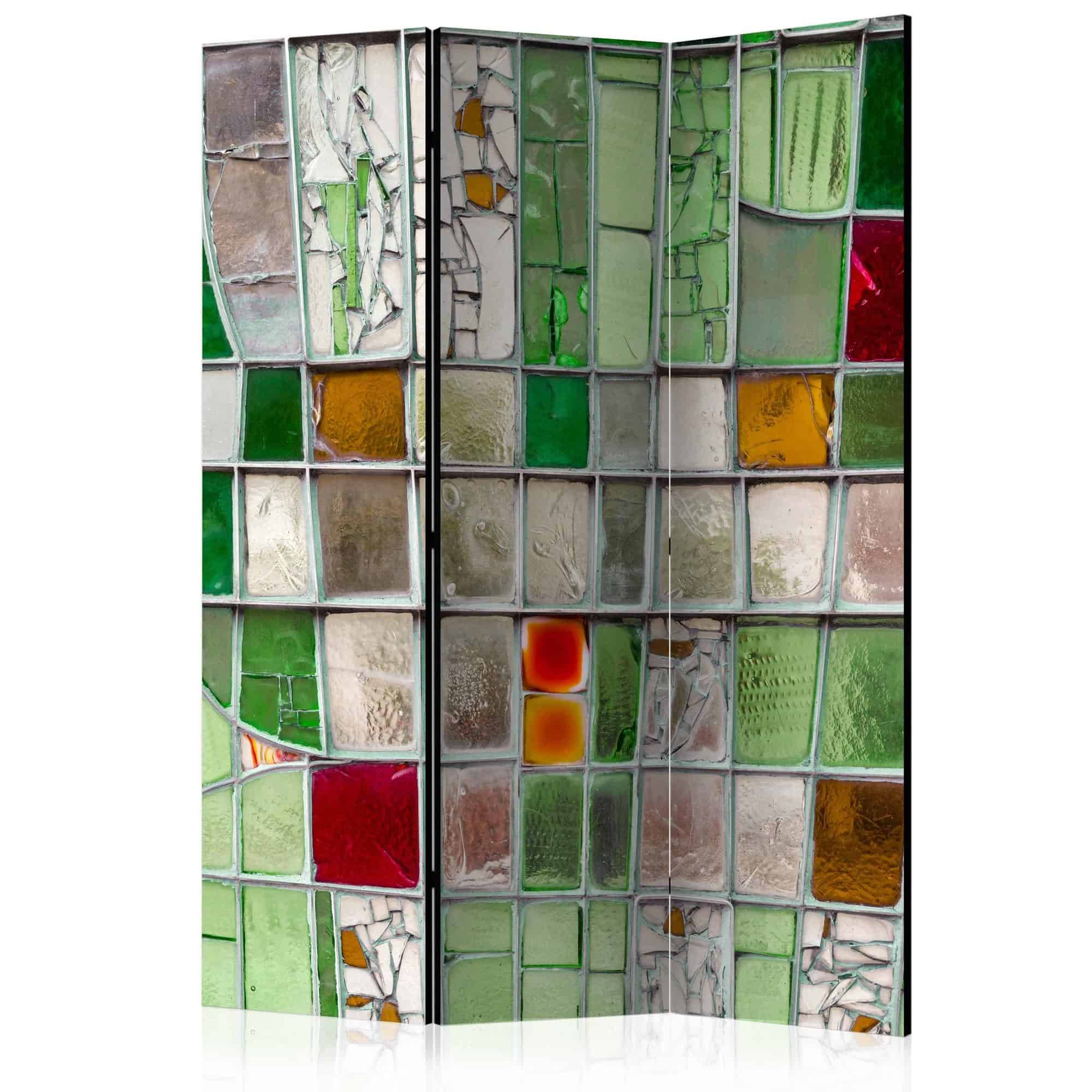 Skærmvæg Emerald Stained Glass