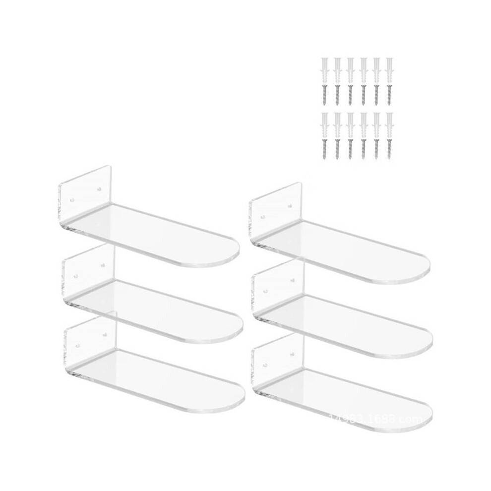 Plastic Floating Shoe Display Rack, Sports Shoe Wall-Mounted Storage Rack, Display Shoe Rack