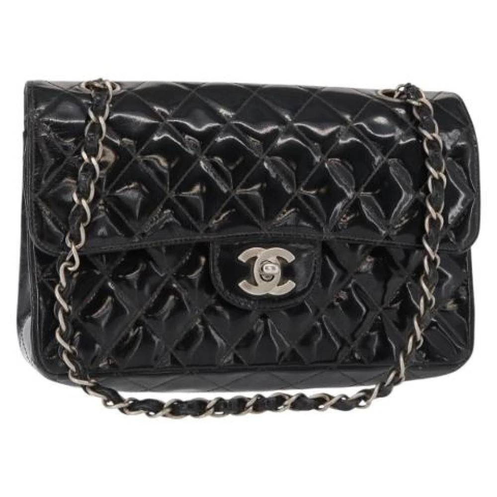 Chanel Vintage Pre-owned Skuldertaske - Vintage - Dame - Sort - ONE SIZE - Uld