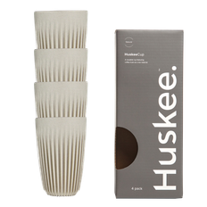 HuskeeCup Natural (12oz / 355ml) (Pakke á 4 stk.)