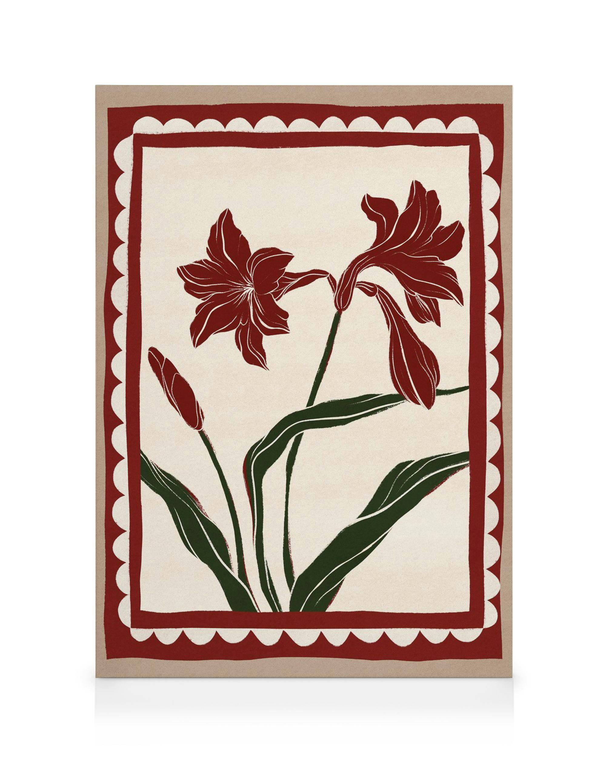 Canvastavlor Framed In Bloom Canvastavla (70x100 cm - Svart ram)