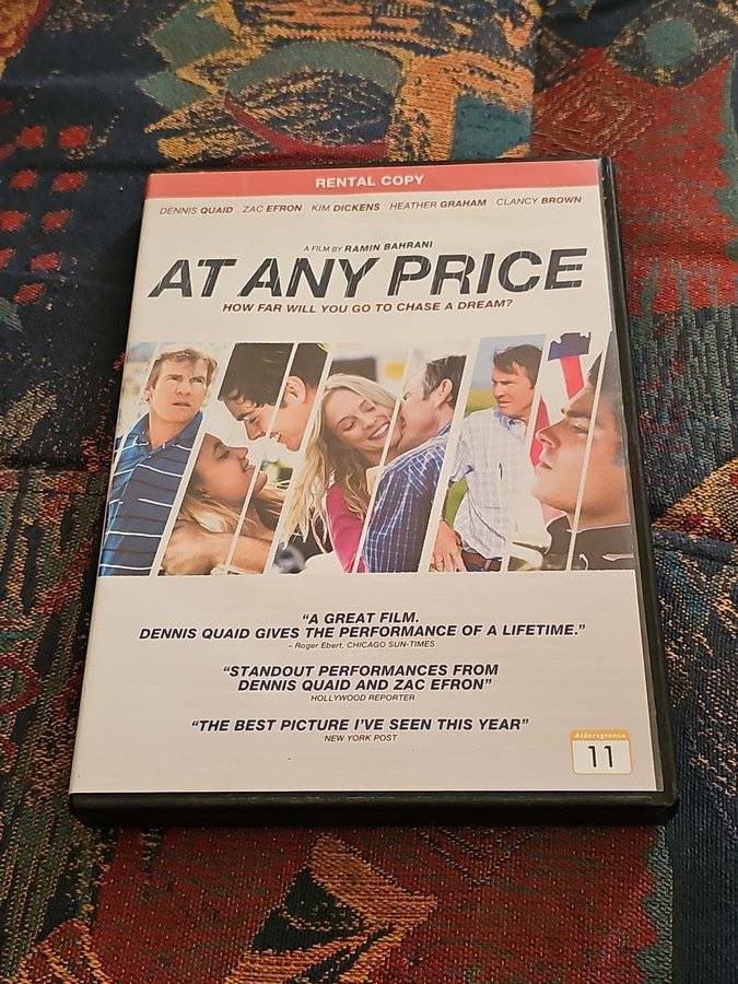 At Any Price DVD (Svensk Text)