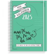 Burde 2025 25227100 Doodle II ugekalender A5 21,5x16cm