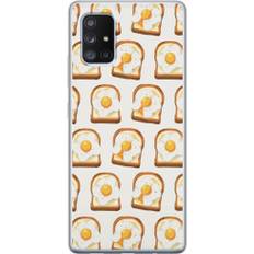 Samsung Galaxy A71 5G Transparent Mobilskal Rostat bröd
