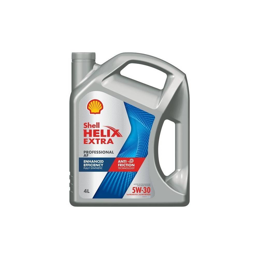 SHELL 550077996 Motorolie NEW Helix Extra Professional AF 5W-30 4l