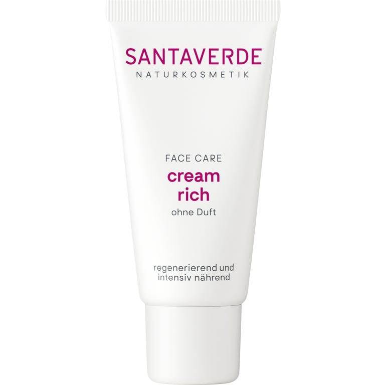 Santaverde Aloe Vera Rich Cream - Luktfri, 30 ml