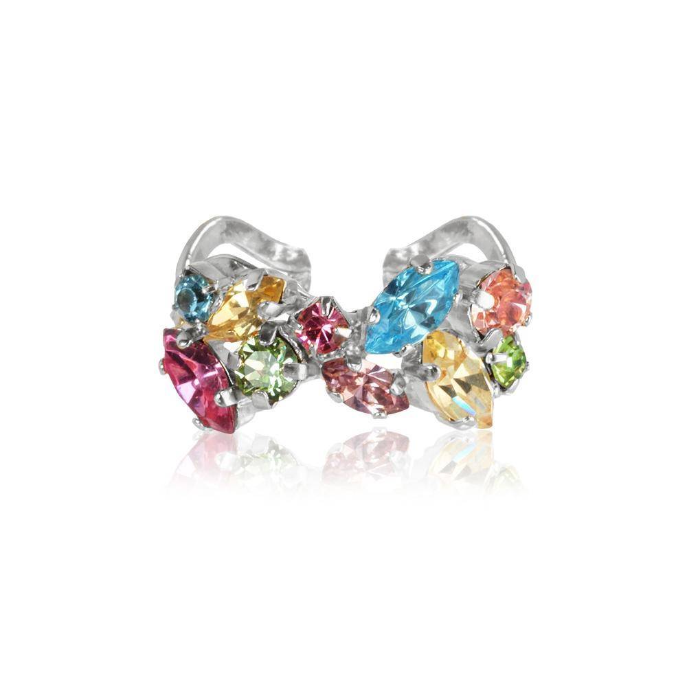 Caroline Svedbom Stella Ring / Rainbow Combo (Rhodium)