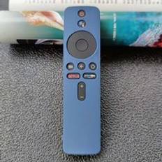 1pc fodral till xiaomi mi tv box s wifi fjärrkontrollfodral silikon stötsäkert skydd för mi tv stick fodral mjukt vanligt