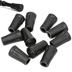 Trekking Pole Tips, Tips for Walking Sticks | 10-stycken stötdämpande vandringsstång fötter padskydd - Utomhusvandringsutrustning för män, kvinnor, vandrare, bergsklättrare