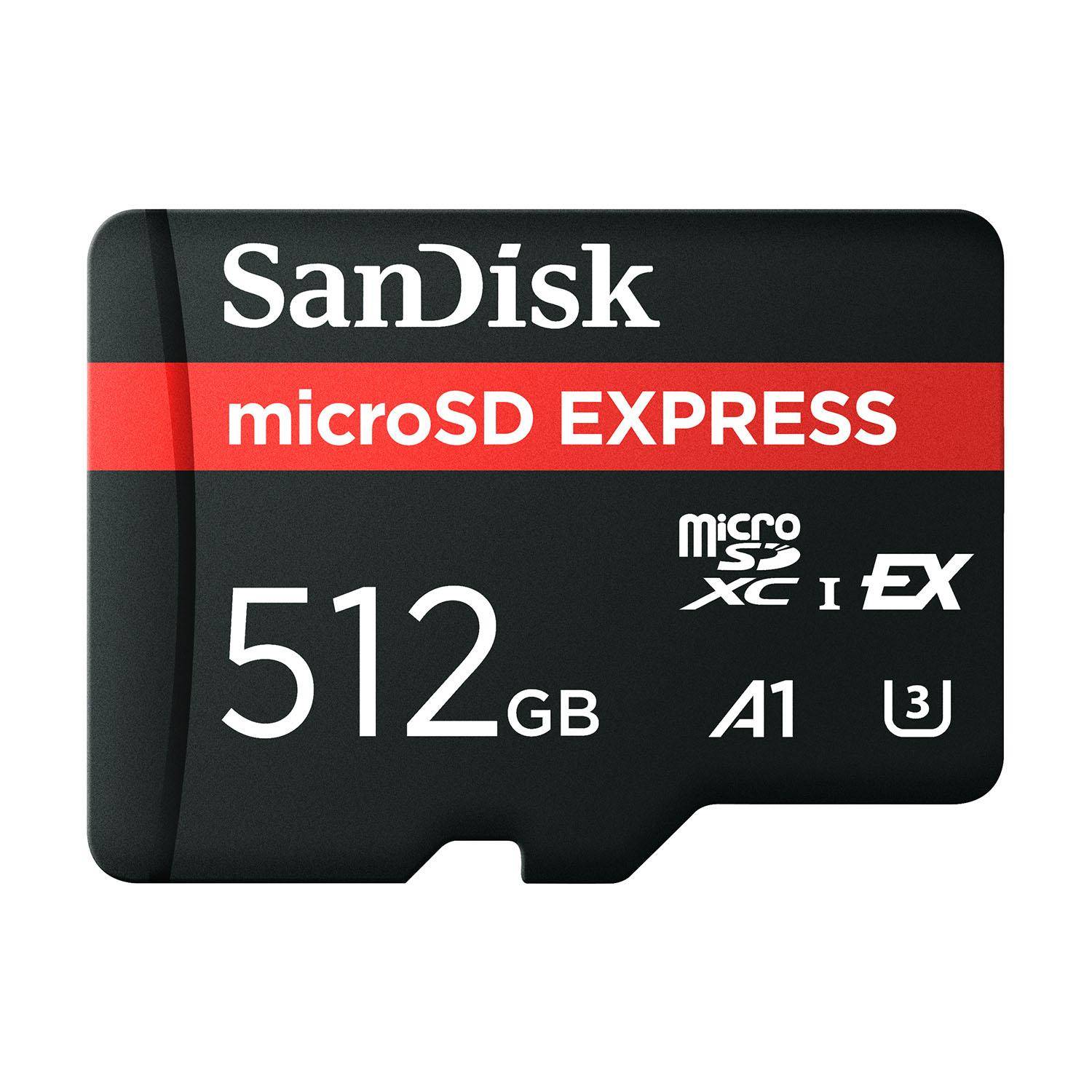 Express microSD Card 512GB 880MB/s Read