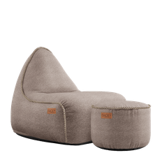 SACKit Canvas Lounge Chair & Pouf - Canvas Sand