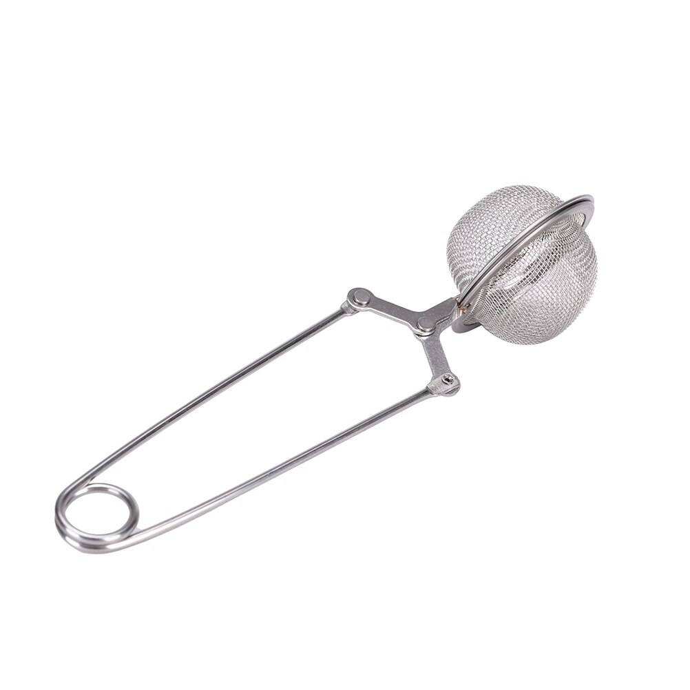 3 st/lot rostfritt stål te-mesh-kulfilter teinfusionsapparat i mesh-tebollsinfusionsfilter tesilfilter med handtag