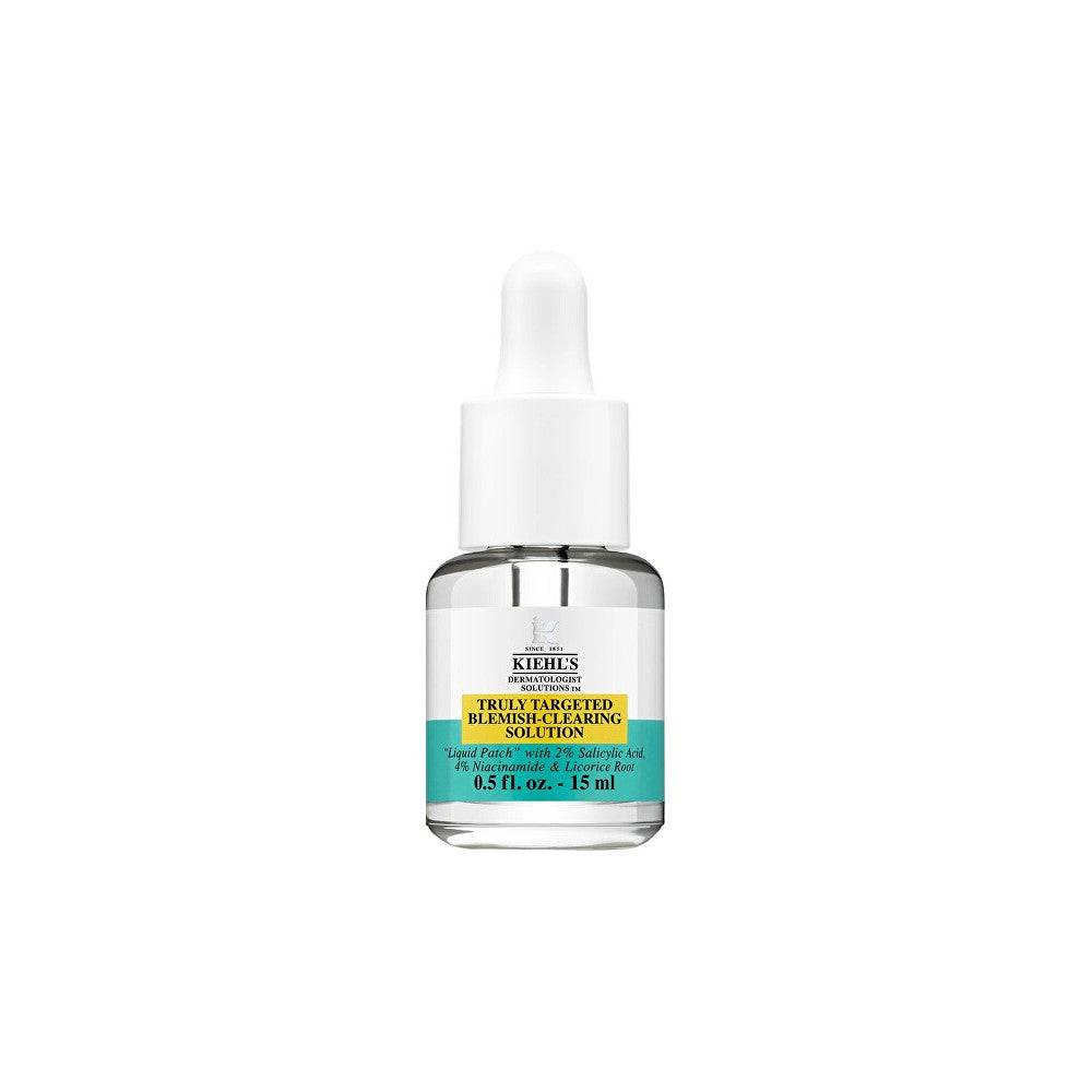 Kiehl's Dermatologist Solutions Truly Targeted Blemish Clearing Solution Serum för aknebenägen hud för kvinnor 15 ml