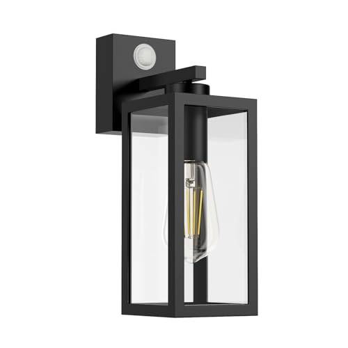 K-Bright Aussenlampe mit Bewegungsmelder, Kompatibel mit E27-Glühbirnen