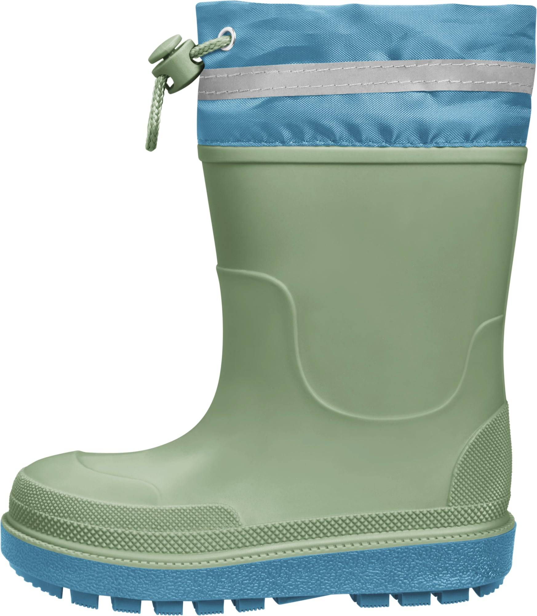 PLAYSHOES Gummistøvler  azur / grå / oliven