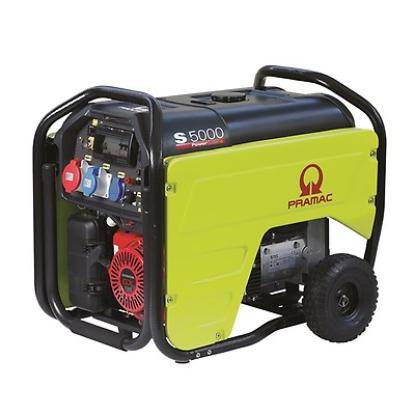 Pramac S-5000 T benzingenerator med el-start, 6,3 kW, 400V