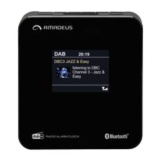 Amadeus Rise Gen 2 FM/DAB+ clockradio med Bluetooth