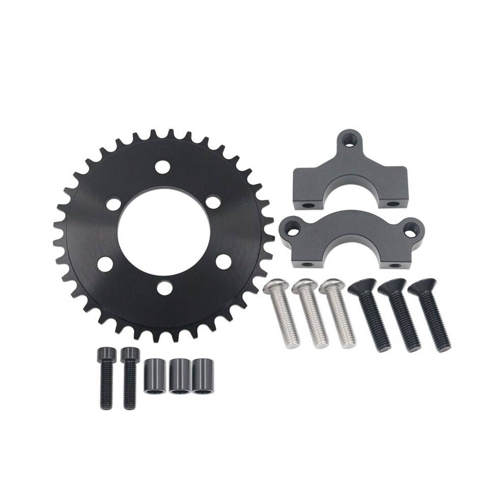 CNC Aluminum 36T Sprocket with 1.5" Adapter for 60cc 66cc 80cc Motorized Bicycle Accessories