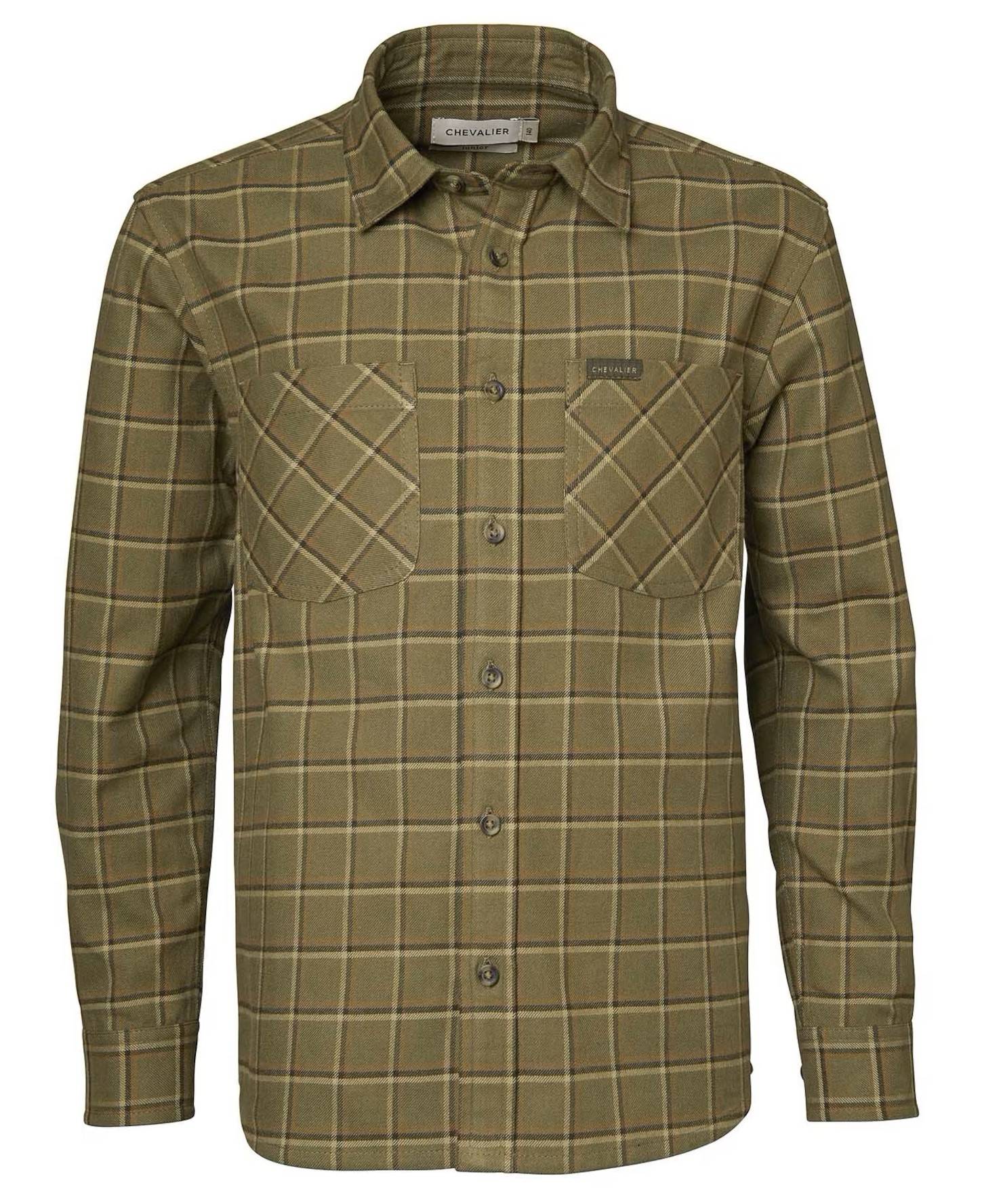 69Ferret Flannel Shirt Barn Chevalier - Field Green Checked 130