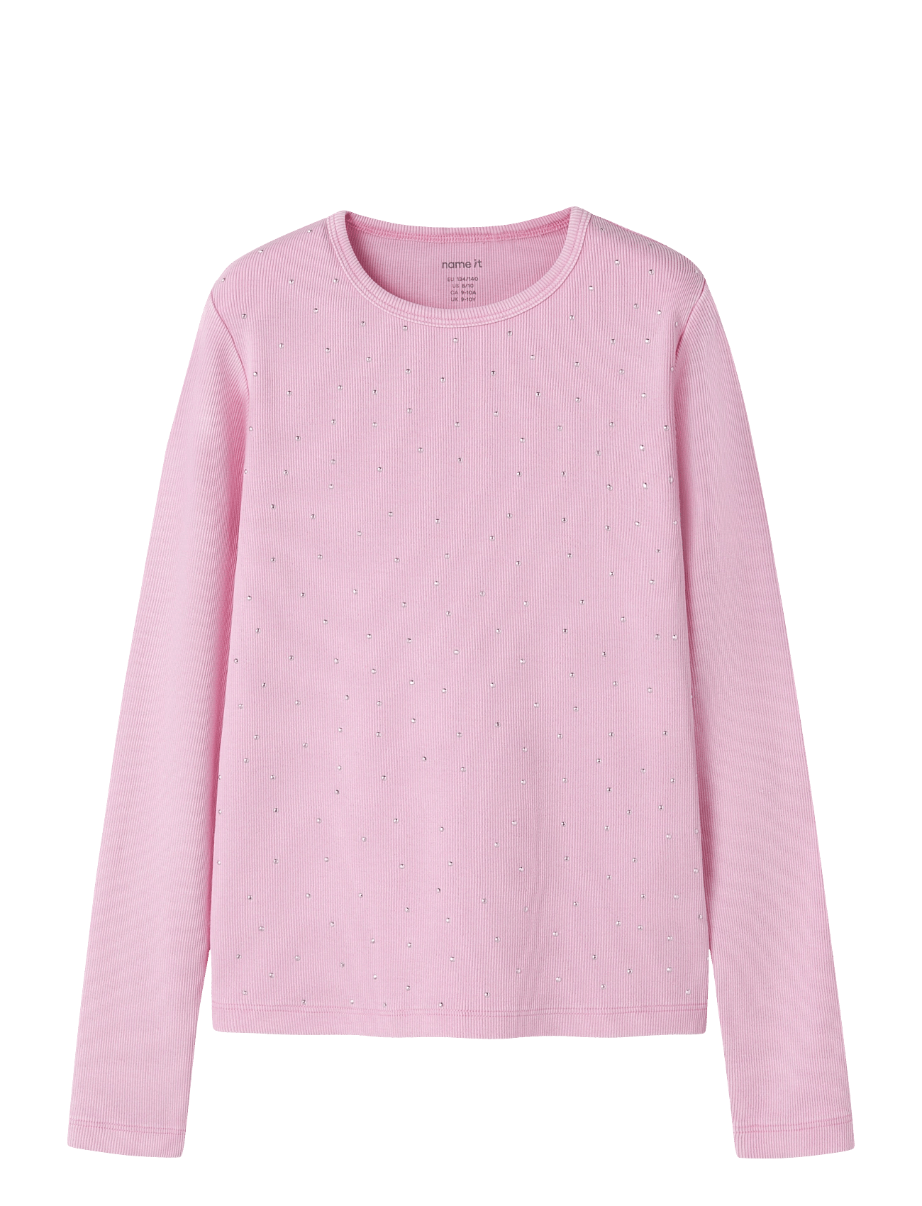name it Nkfnolovo Ls Slim Top - Pink - 116