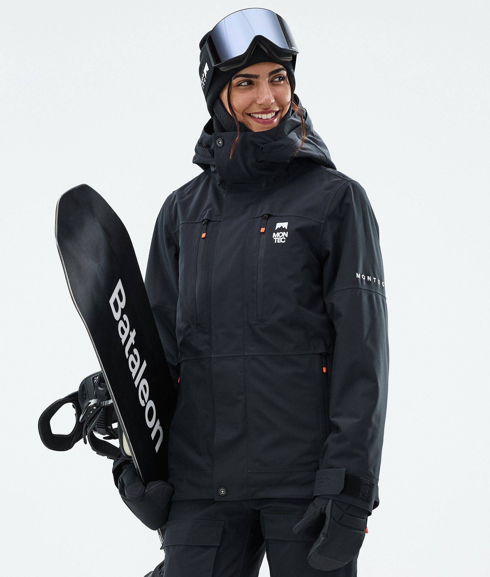Montec Fawk W Snowboardjacka Kvinna - Black - Svart