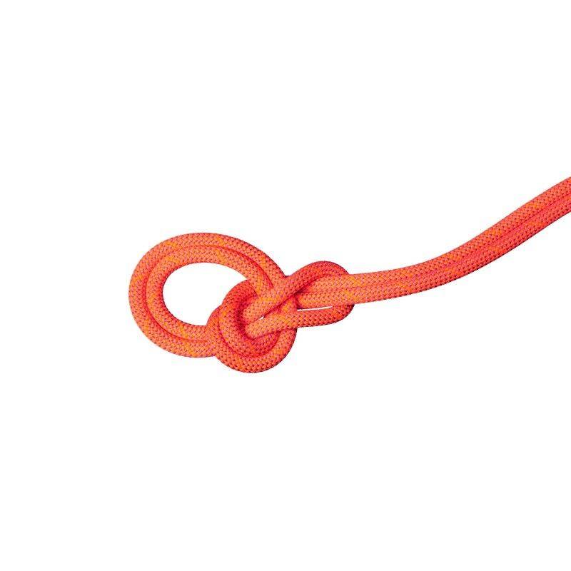 Mammut 9.8 Crag Dry - Enkelrep Vibrant Orange / Lavandin 60 m
