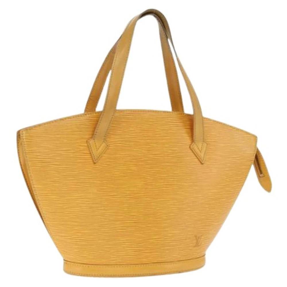 Louis Vuitton Vintage Pre-owned Vintage Tote Bag - Vintage - Dame - Gul - ONE SIZE - Læder