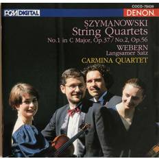 CD CARMINA QUARTET, SZYMANOWSKI; WEBER - Szymanowski: String Quartets Nos. 1 COCO70439 Denon 2002 Japan Classical