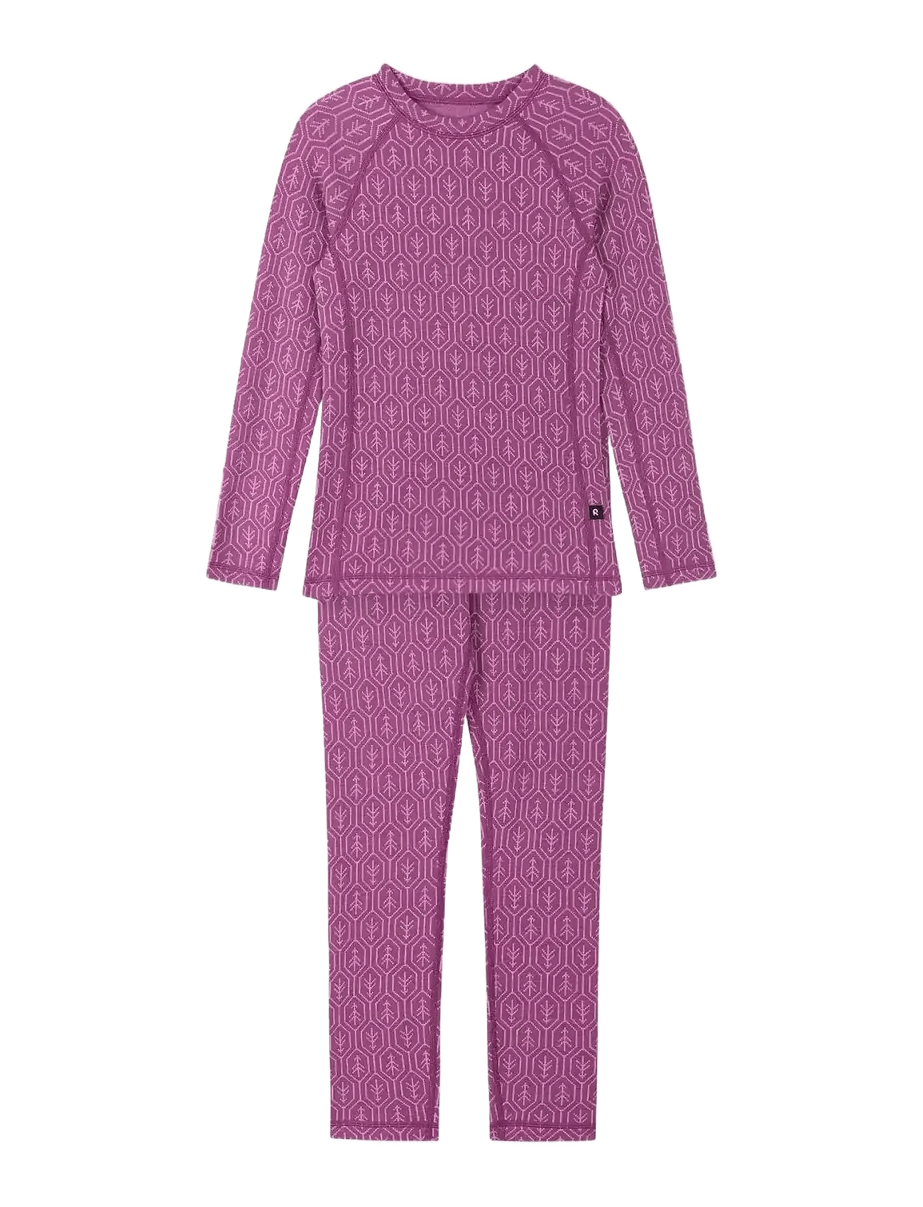 Reima Wool Base Layer Set, Taival - Purple - 90