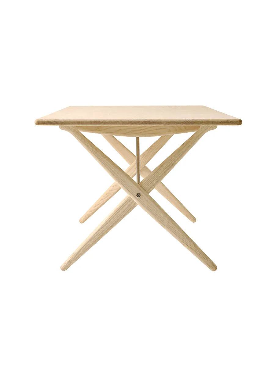 PP85 Spisebord af Hans J. Wegner B: 180 cm / Eg / Sort lak (med årestruktur) - Jacobsen Plus