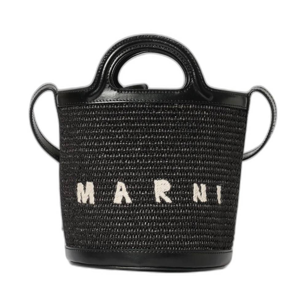 Marni Tropicalia Mini Bucket - Tasker - Dame - Sort - ONE SIZE -