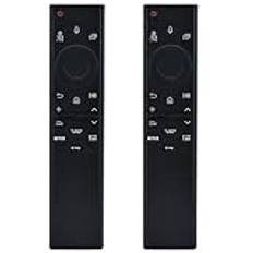 2-pack BN59-01385B röstersättningsfjärrkontroll för Samsung Smart TV QA75QN95BAW QA75QN95BAWXXY QA85Q60BA QA85Q60BAW QA85Q60BAWXXY QA85Q70BA Q70BAW QE85QN800B QE85QN800BTXXU QE85QN85BA QE85QN85BATXXU