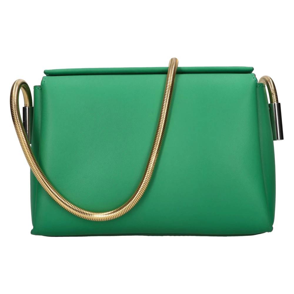 Marni Toggle Lille Skuldertaske - Tasker - Dame - Grøn - ONE SIZE - Uld