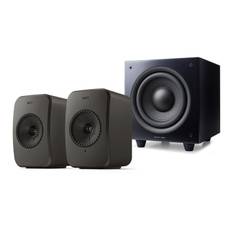 KEF LSX II LT + MALMÖ SUB 8 Stereoanläggning till TV - 3 års medlemsgaranti