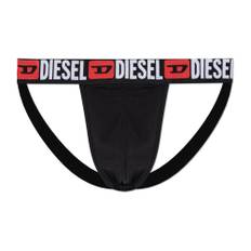 Diesel, Undertøj , Herre, Sort, 2XL, Jockstraps med Jocky-D-Core logo