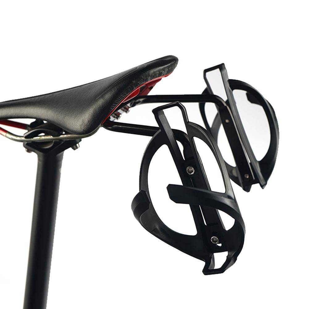 Vattenflaskhållare Aluminiumlegering Cykel Sadelväska Stabiliseringsfäste Vattentät Enkel Installation Cykeltillbehör