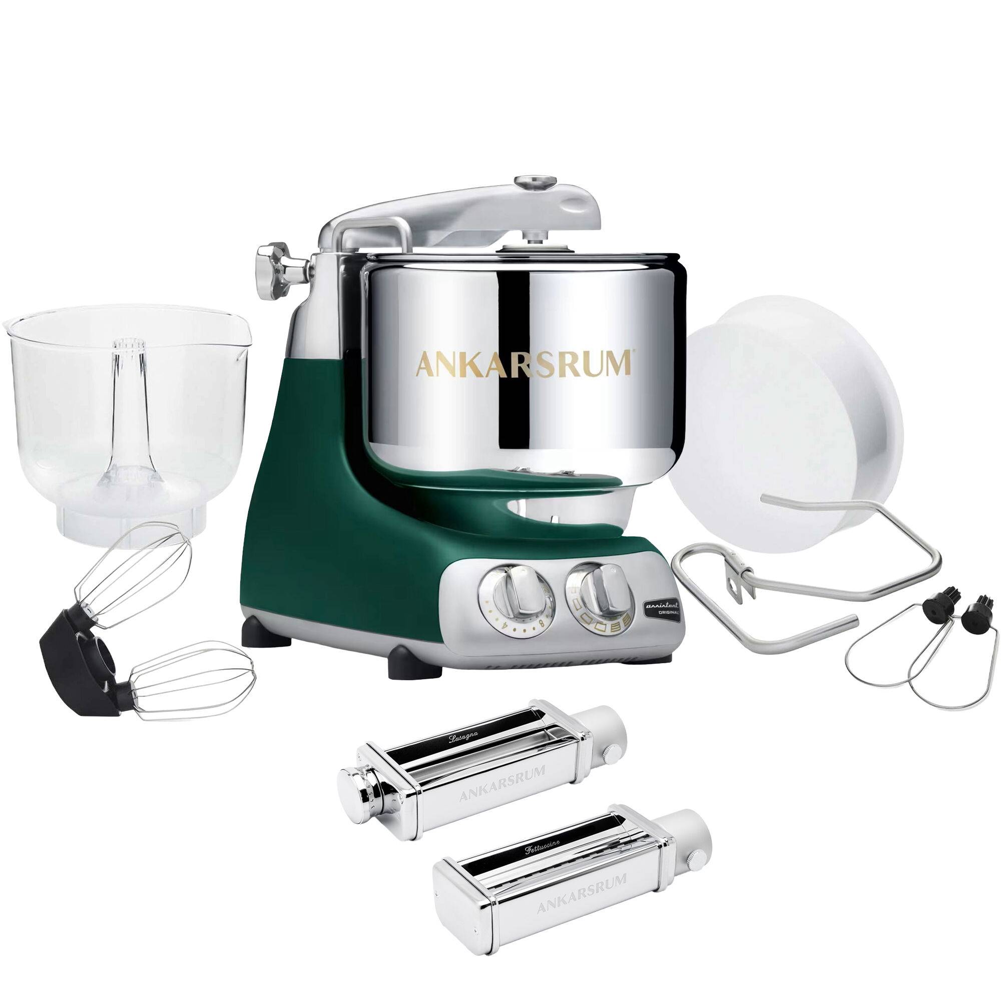Ankarsrum Assistent Original AKM 6230 köksmaskin och pastakit, forest green - Forest green