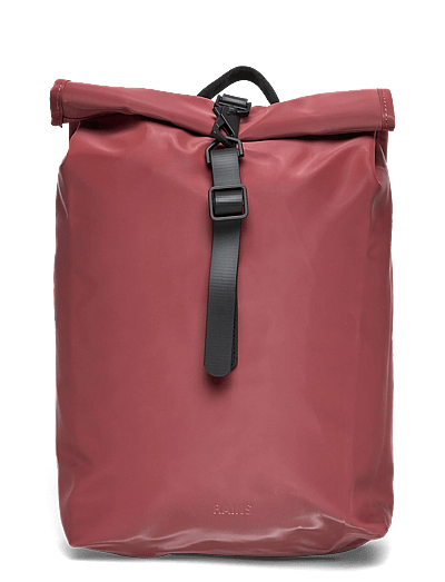 Rains Rolltop Rucksack Mini W3 - Väskor - HONOR / pink/rose