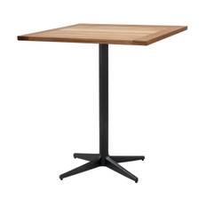 Cane-line Drop cafébord teak 72x72 cm Lava grey stativ