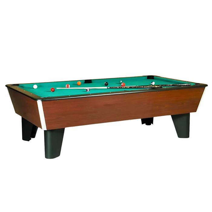 7 fods Luton poolbillard brun