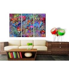 Anslagstavla - Colourful Whirl - 90x60