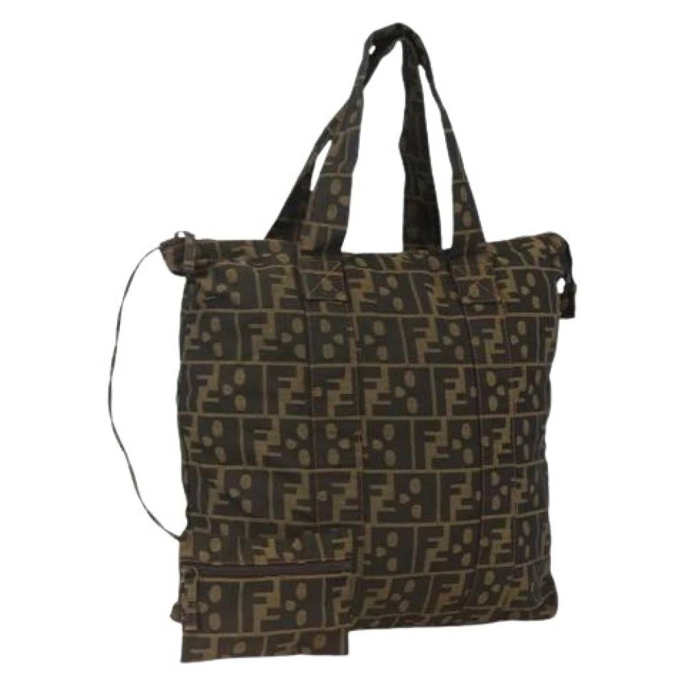 Fendi Vintage Pre-owned Vintage Tote Bag - Vintage - Dame - Brun - ONE SIZE - Uld