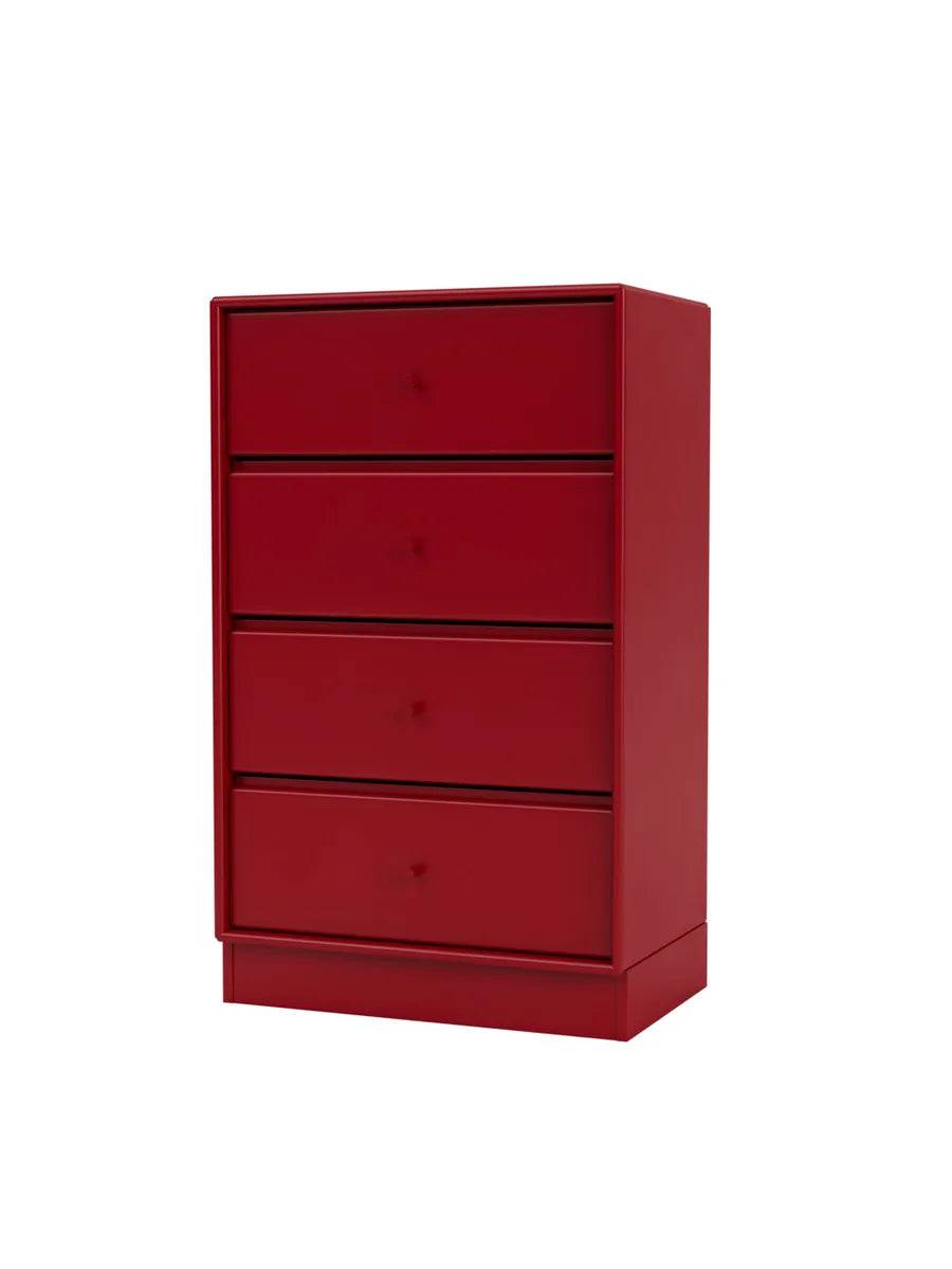 1143 skuffemodul inkl sokkel fra Montana Beetroot / Sokkel 7 cm / 30 cm - Jacobsen Plus