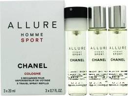 Chanel Allure Homme Sport Gavesæt 3 x 20ml Refills