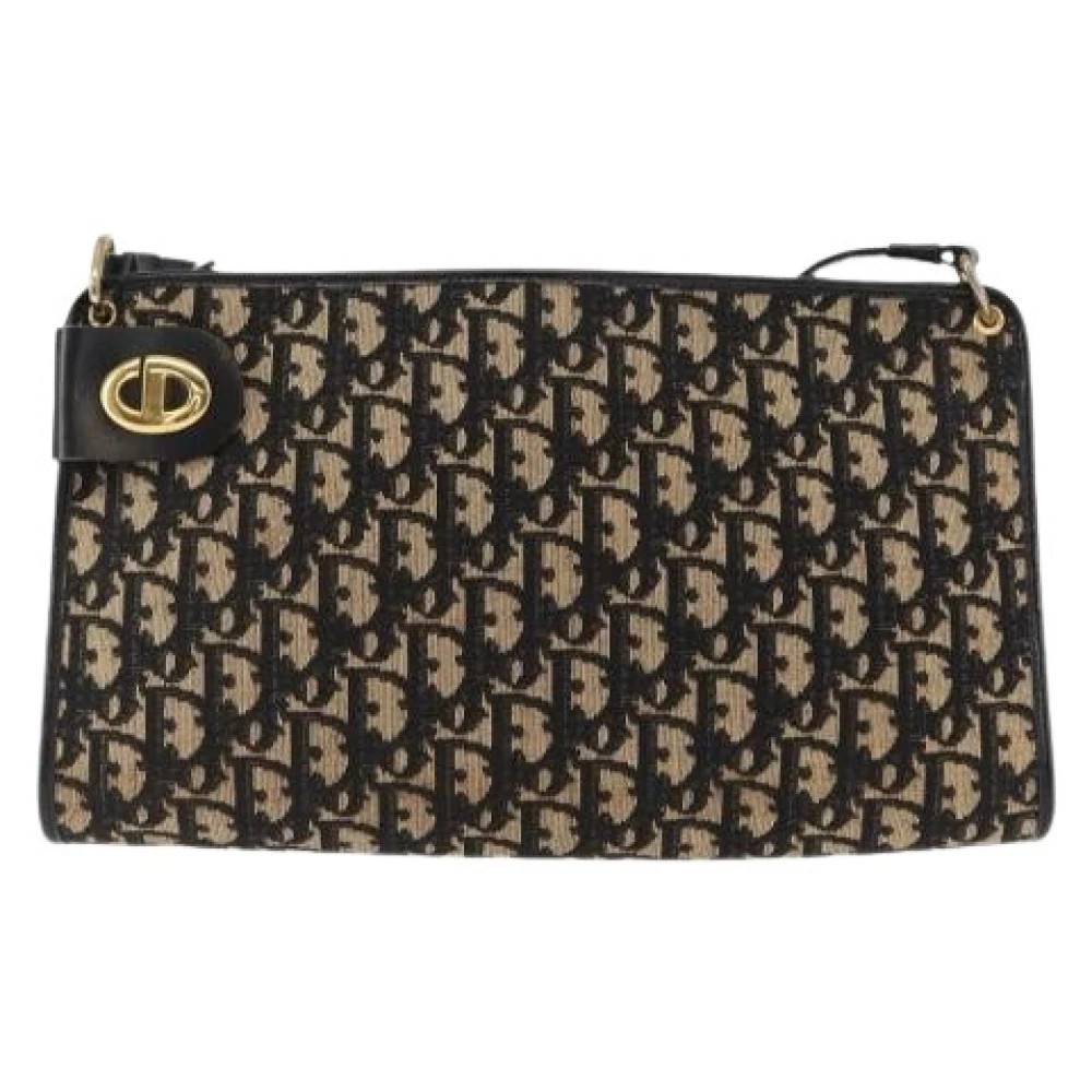 Dior Vintage Pre-owned Vintage CD trotter Skuldertaske - Vintage - Dame - Flerfarvet - ONE SIZE - Uld