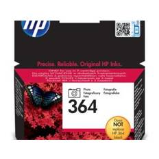 HP 364 Photo Original Ink Cartridge blækpatron 1 stk Standard udbytte Foto sort