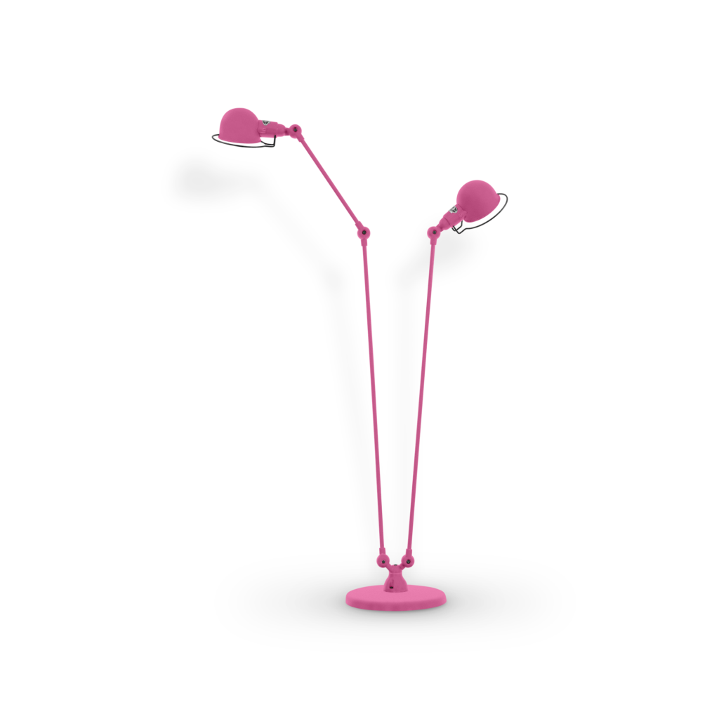 Signal SI8380 gulvlampe fra Jieldé - Pink / Mat