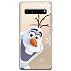 ERT GROUP Mobiltelefonskal för Samsung S10 5G original och officiellt licensierat Disney-mönster Frozen 002 optimalt anpassad till mobiltelefonens form, delvis transparent